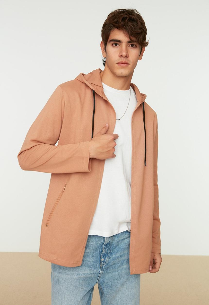 Trendyol - Senzo hooded cardigan - camel
