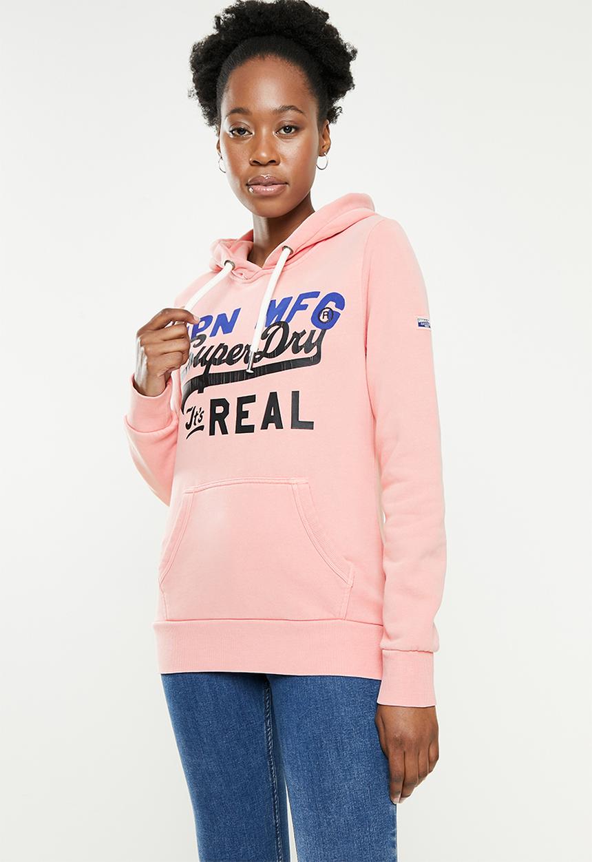 Superdry. - Vl ac hood bb - soft pink