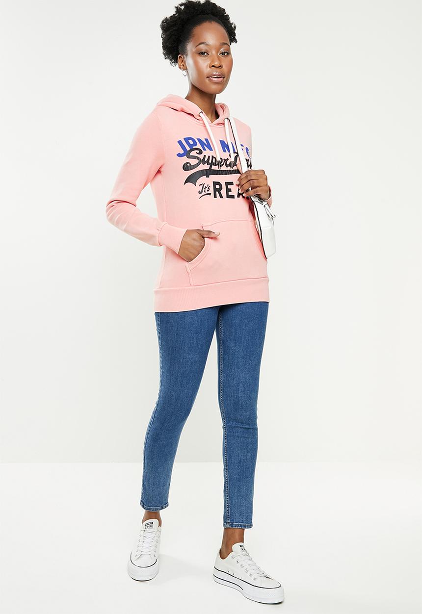 Superdry. - Vl ac hood bb - soft pink