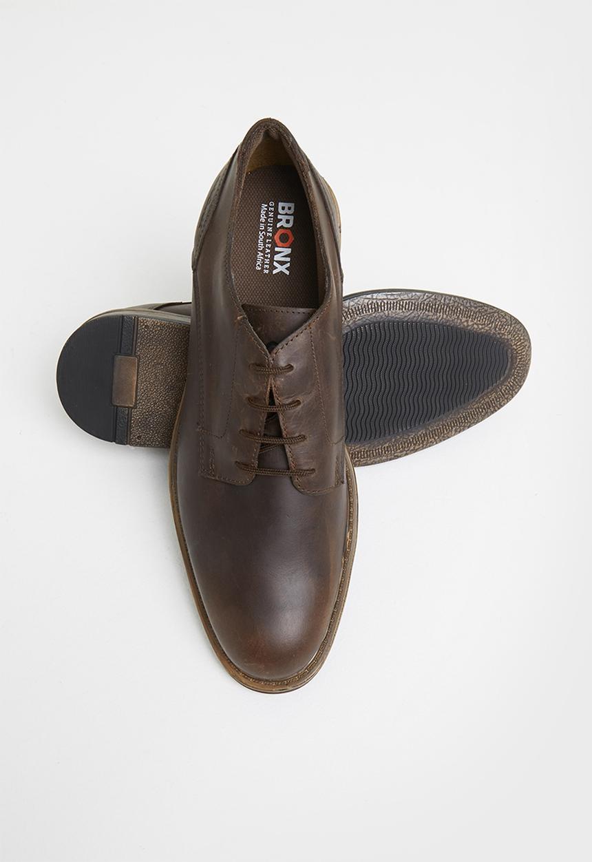 Bronx - Jump formal shoe - choc