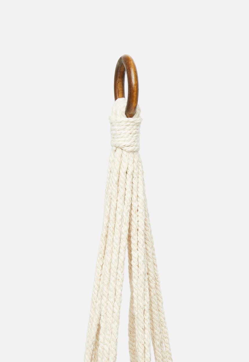 Macrame & Co - Adira macrame hanging planter - natural