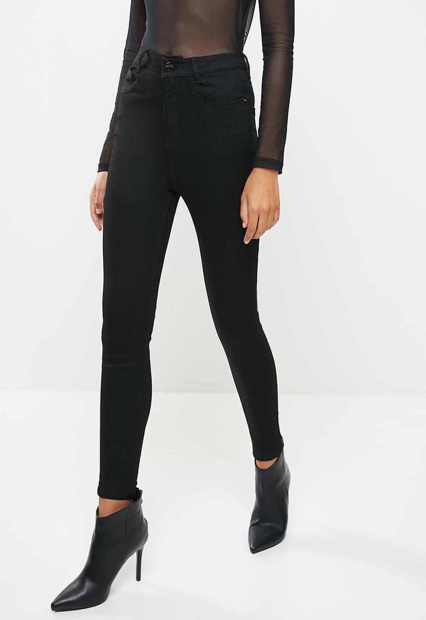 SISSY BOY - Super high rise skinny - jet black