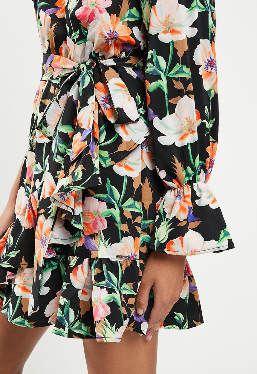 SISSY BOY - Asymmetric floral dress - multi