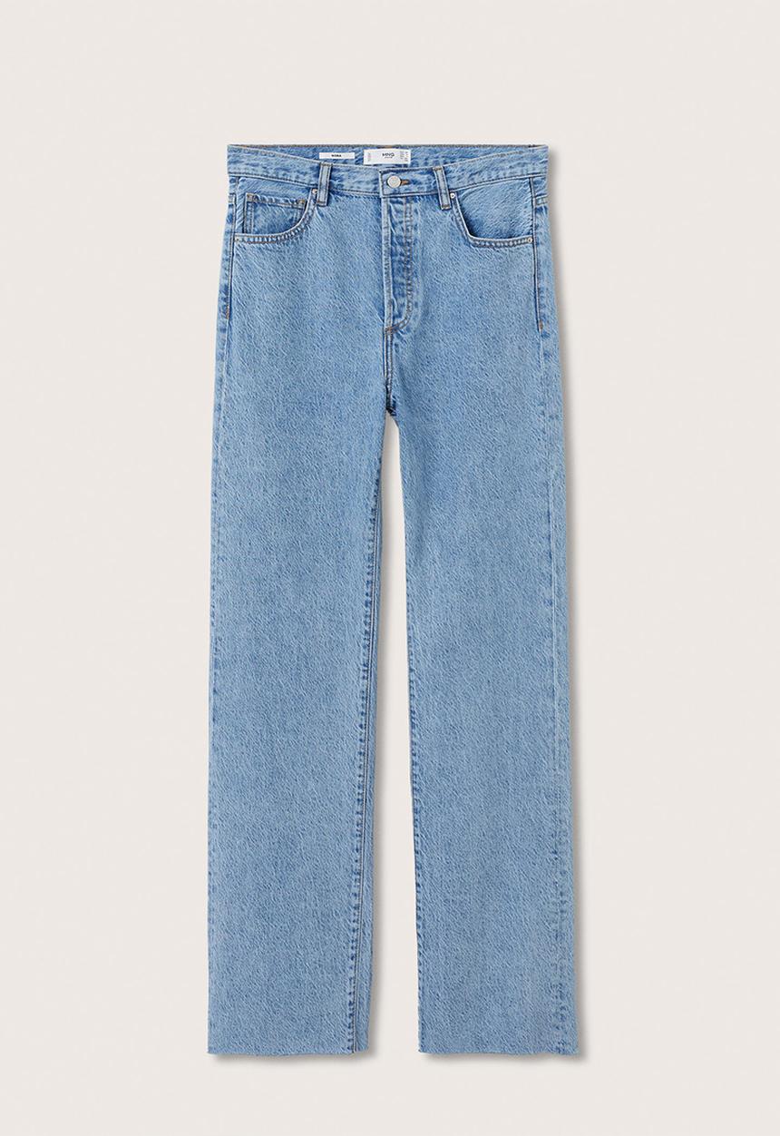 MANGO - Jeans nora - open blue