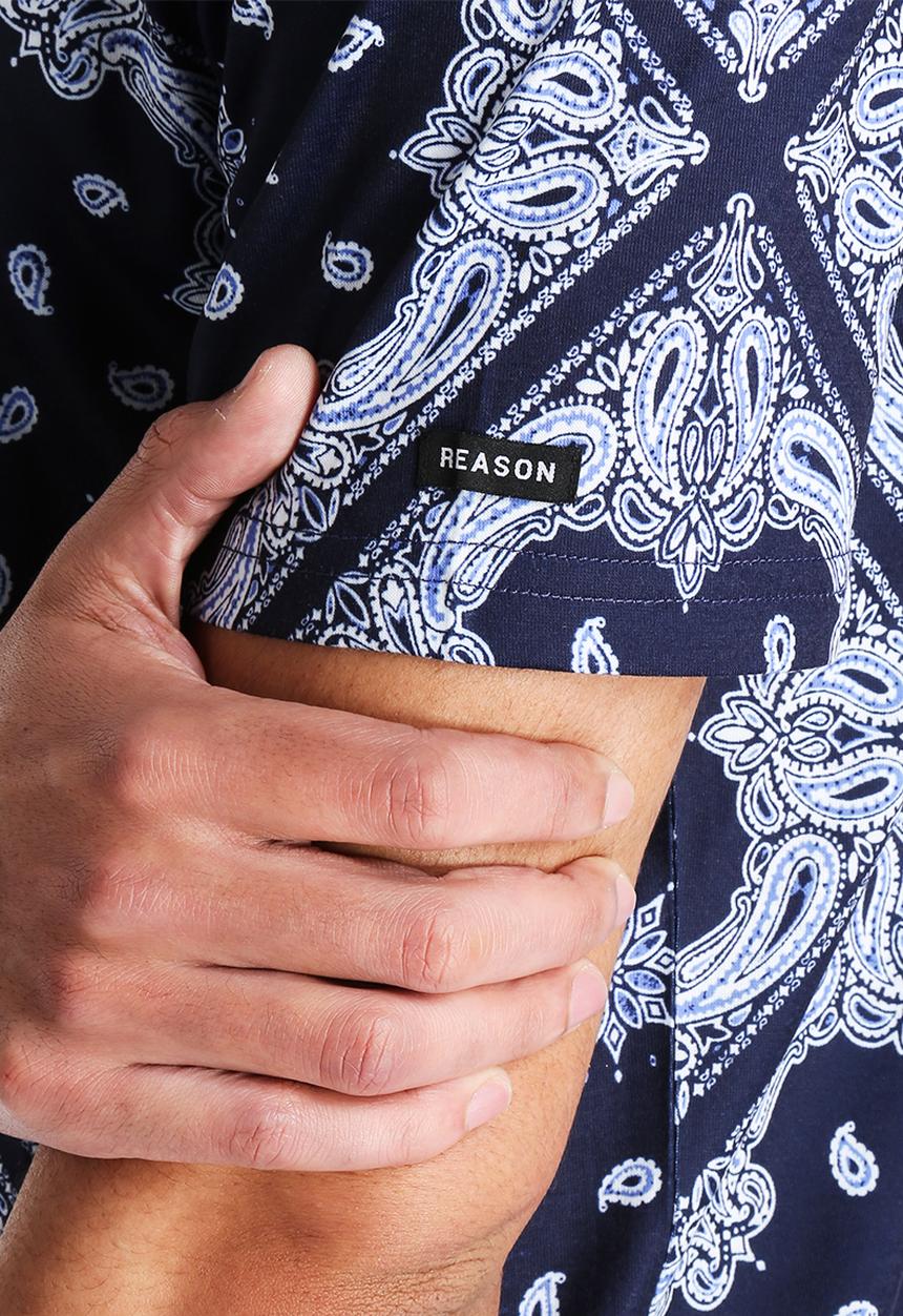 Reason - Paisley Blocks Tee