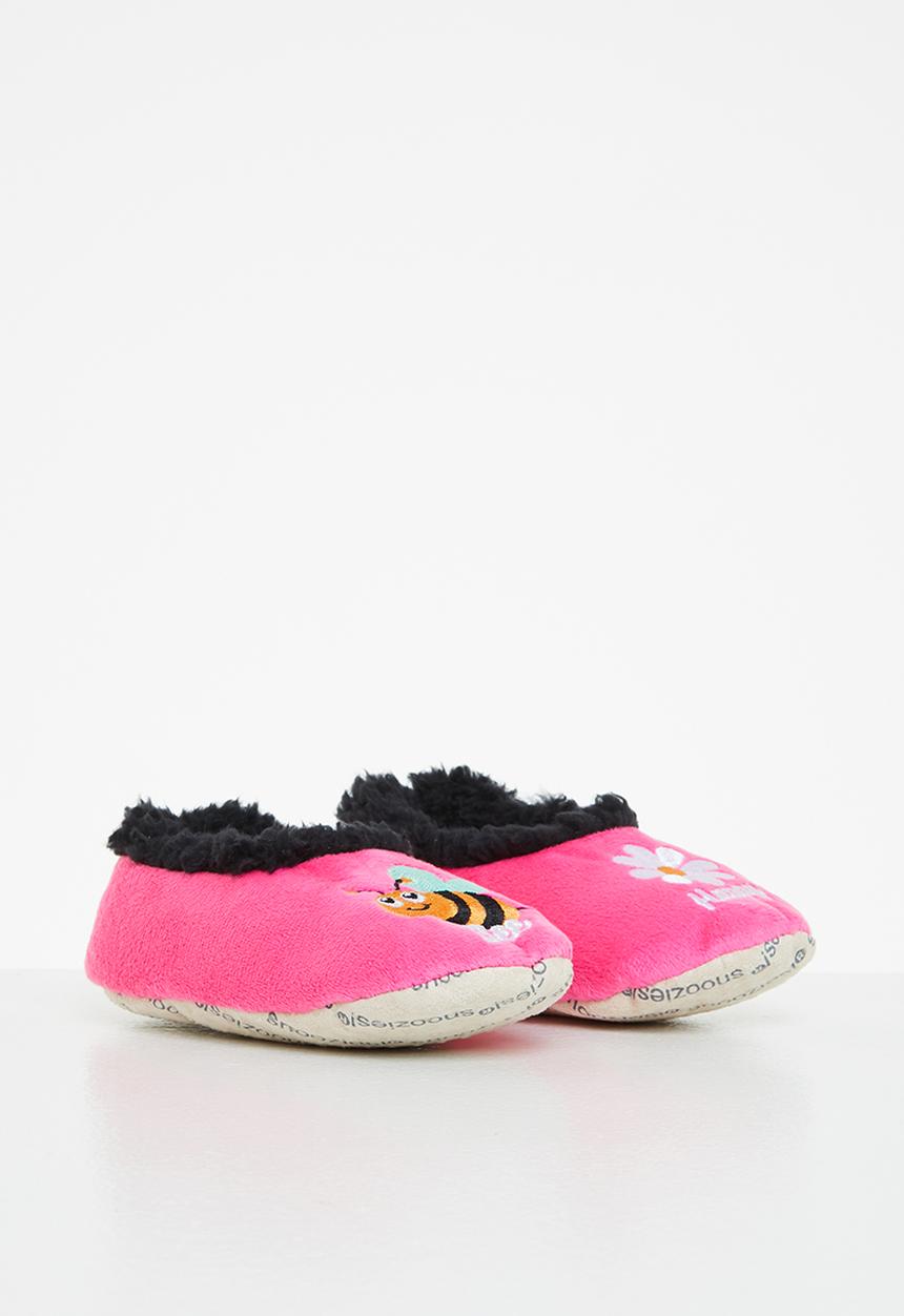 snoozies!® - Bee happy slippers  - pink