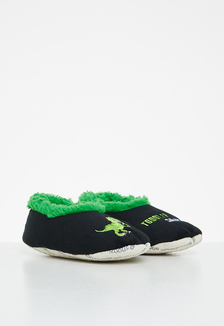 snoozies!® - Saurus slippers - black
