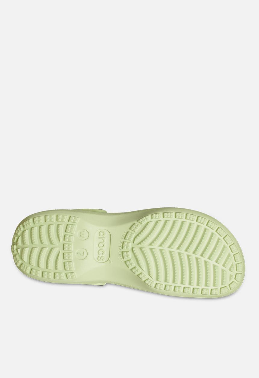 Crocs - Classic platform clog w - celery