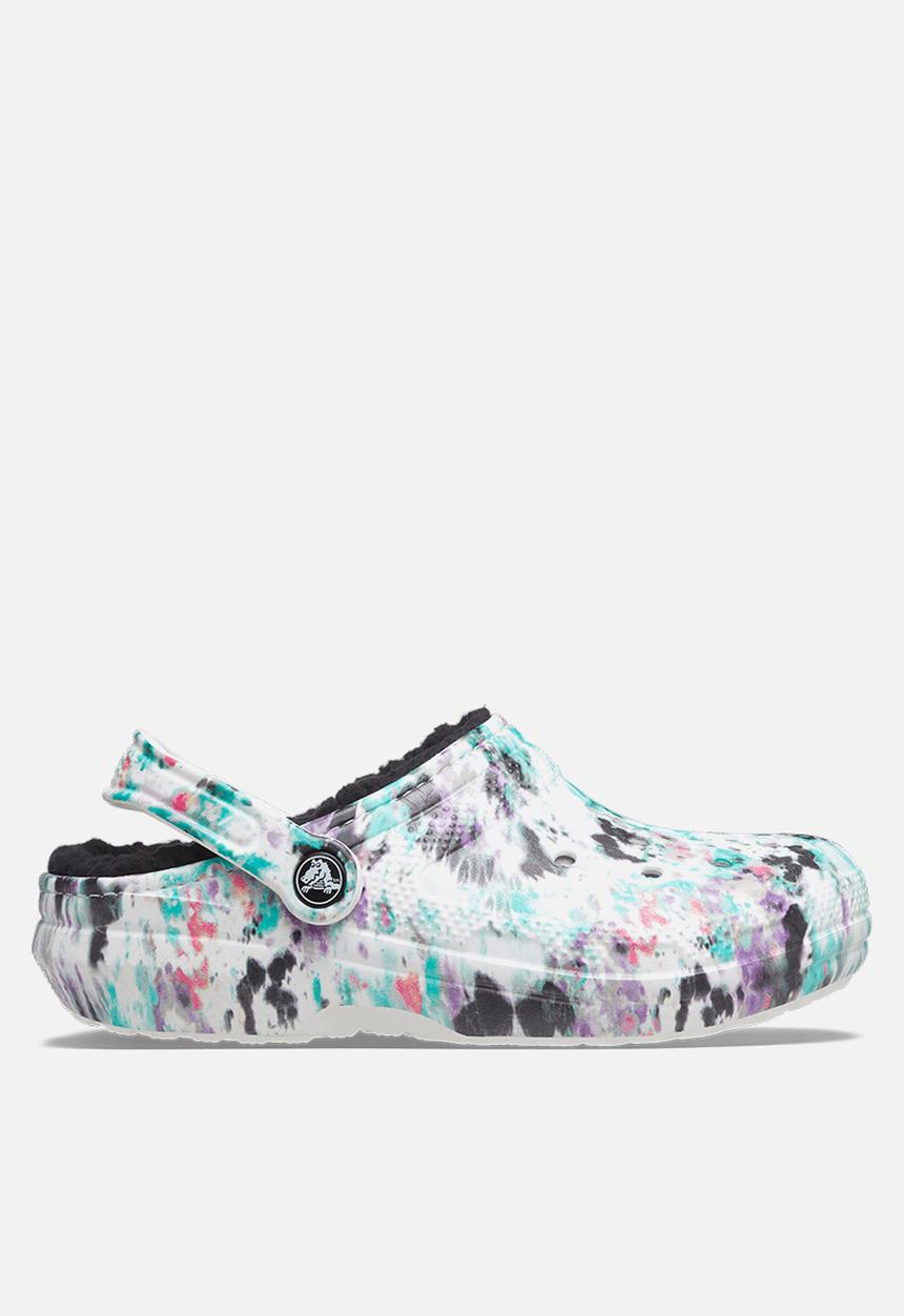 Crocs - Classic lined tie dye clog - pure water 