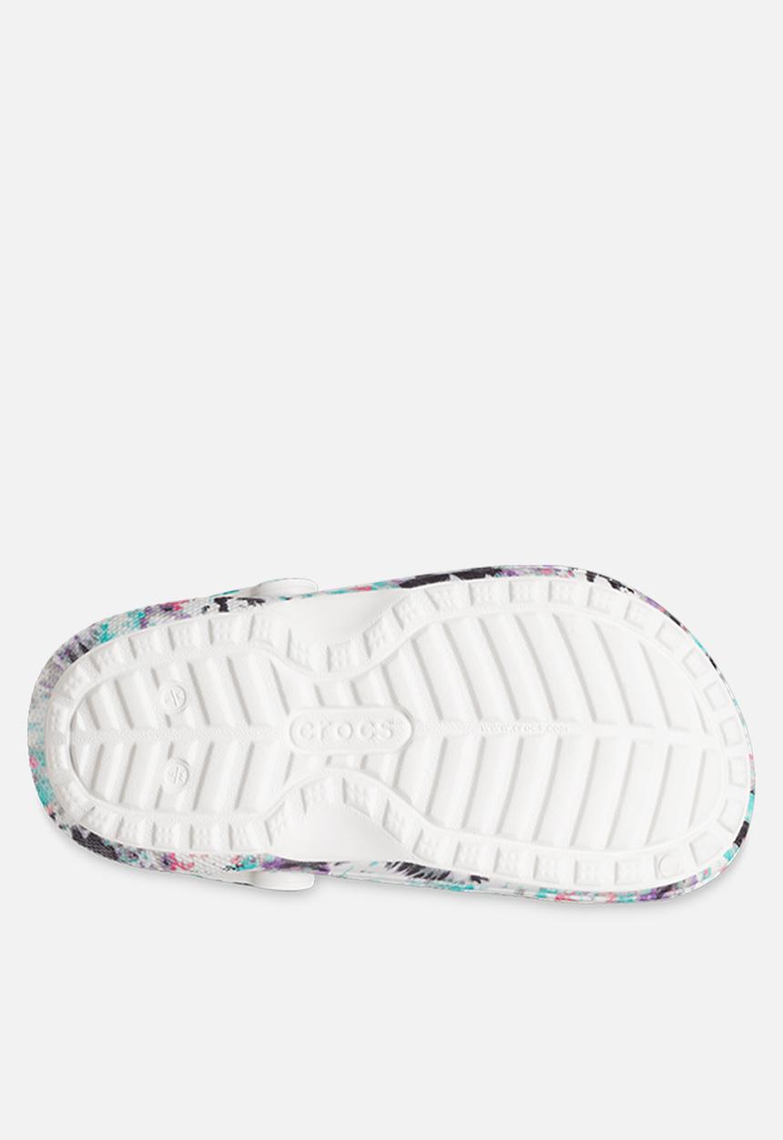 Crocs - Classic lined tie dye clog - pure water 
