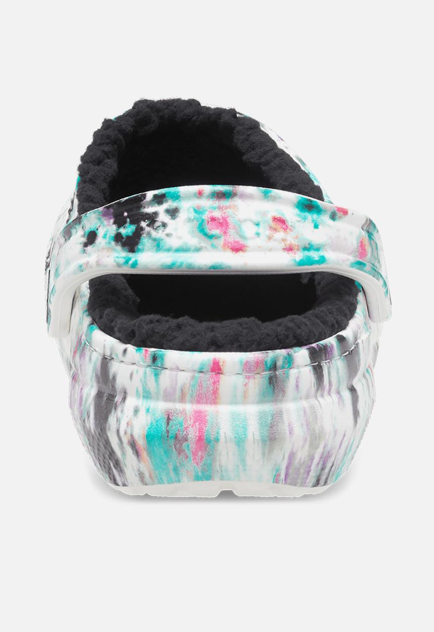 Crocs - Classic lined tie dye clog - pure water 