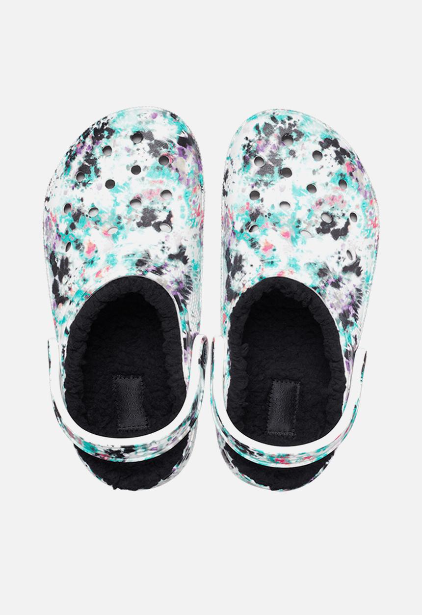 Crocs - Classic lined tie dye clog - pure water 