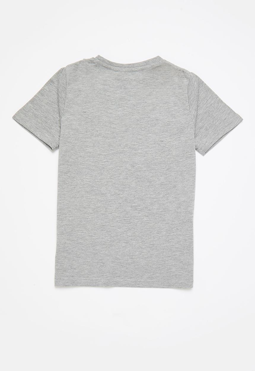 Rebel Republic - Minecraft scribbler tee - grey melange