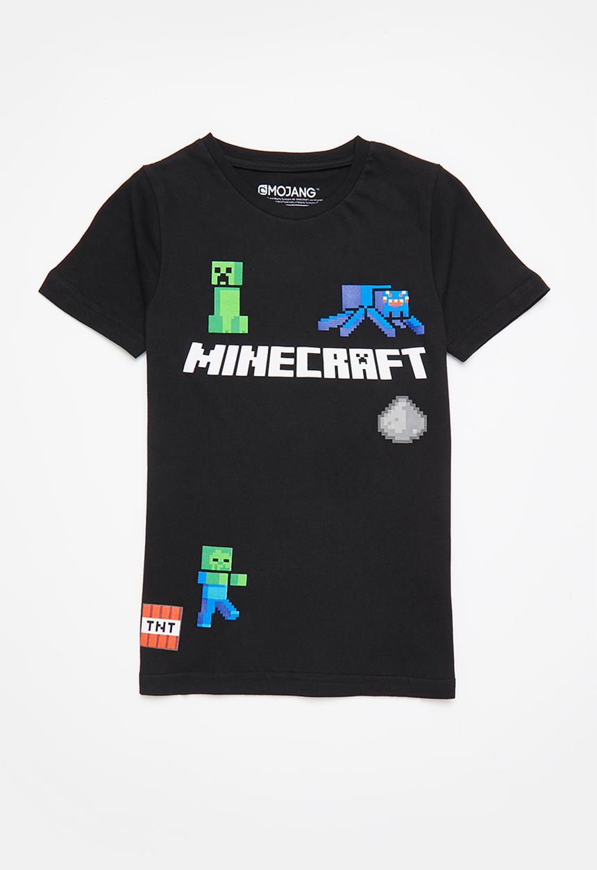 Rebel Republic - Minecraft logo tee - black