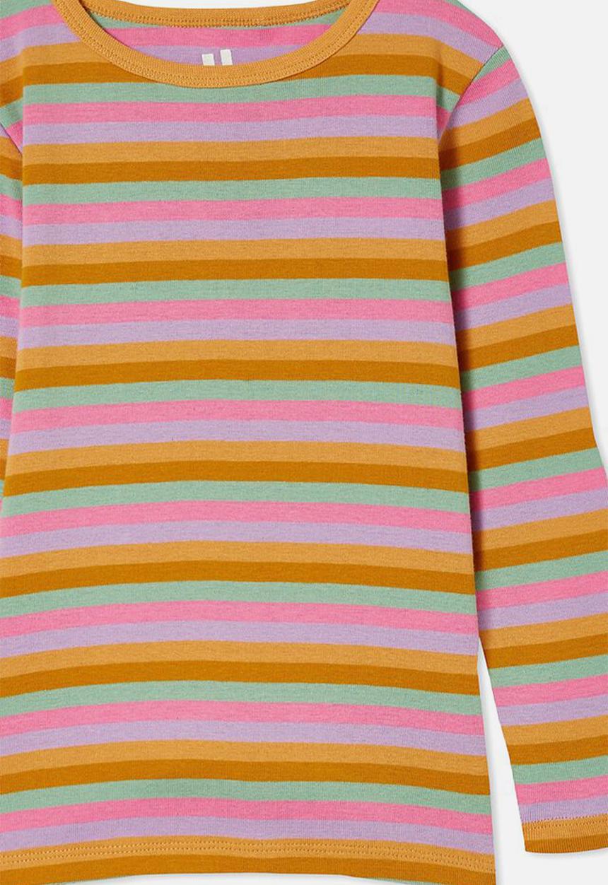 Cotton On - Jessie crew - rainbow stripe