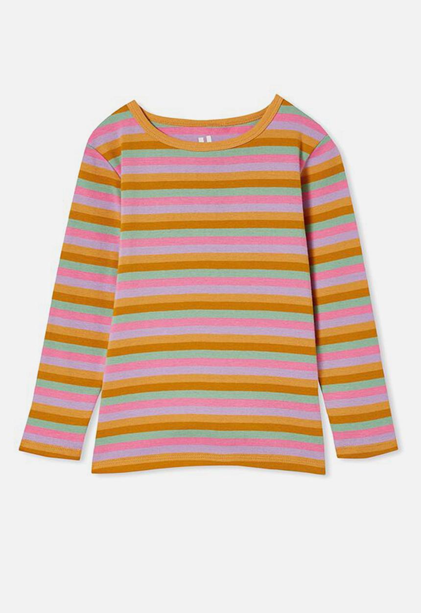 Cotton On - Jessie crew - rainbow stripe