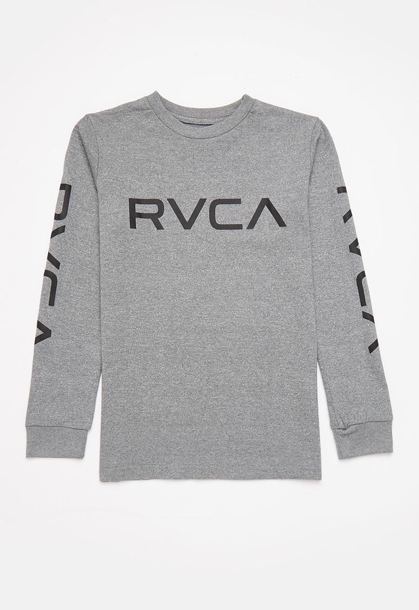 RVCA - Big rvca long sleeve tee boy - grey