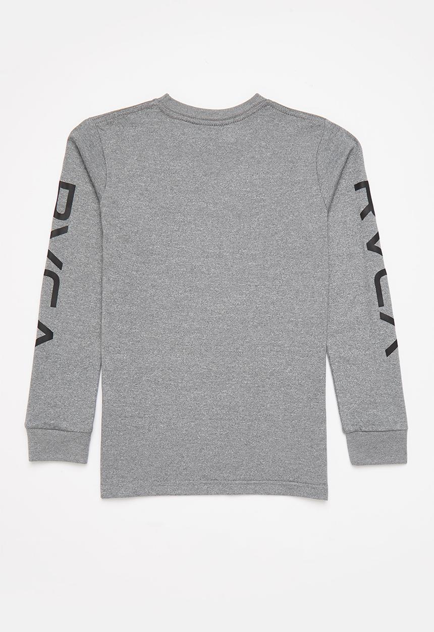 RVCA - Big rvca long sleeve tee boy - grey