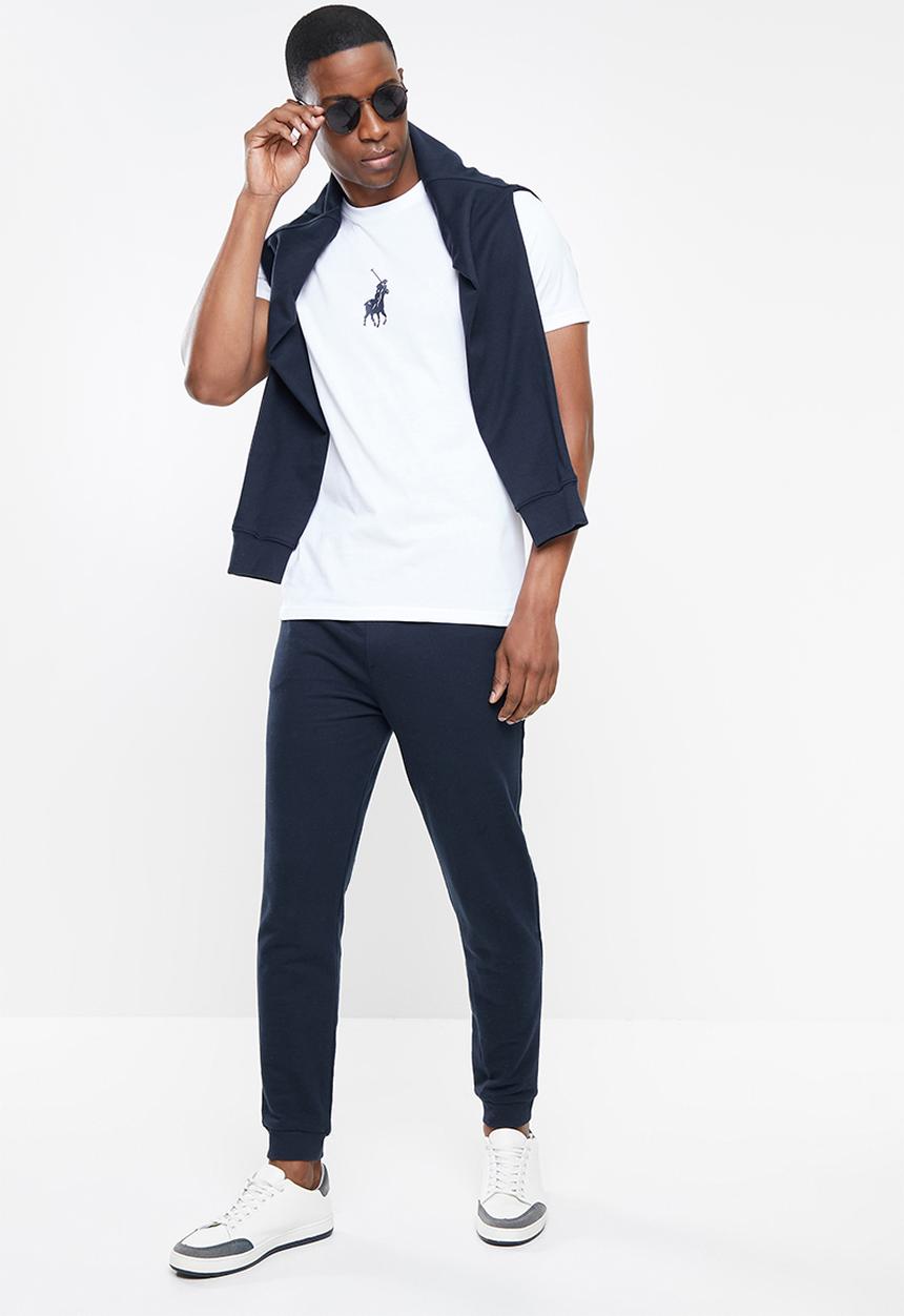 POLO - Men sport pony short sleeve tee - white