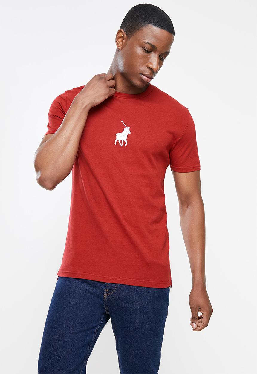 POLO - Men sport pony short sleeve tee - red