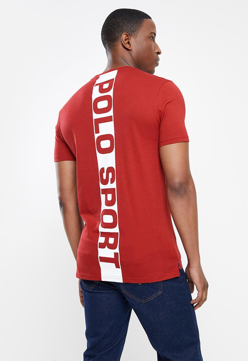 POLO - Men sport pony short sleeve tee - red
