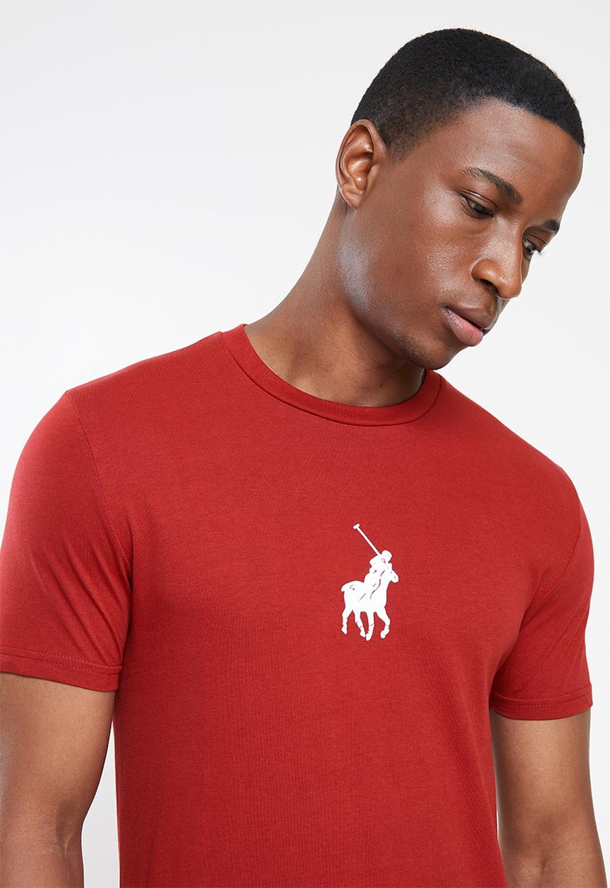 POLO - Men sport pony short sleeve tee - red