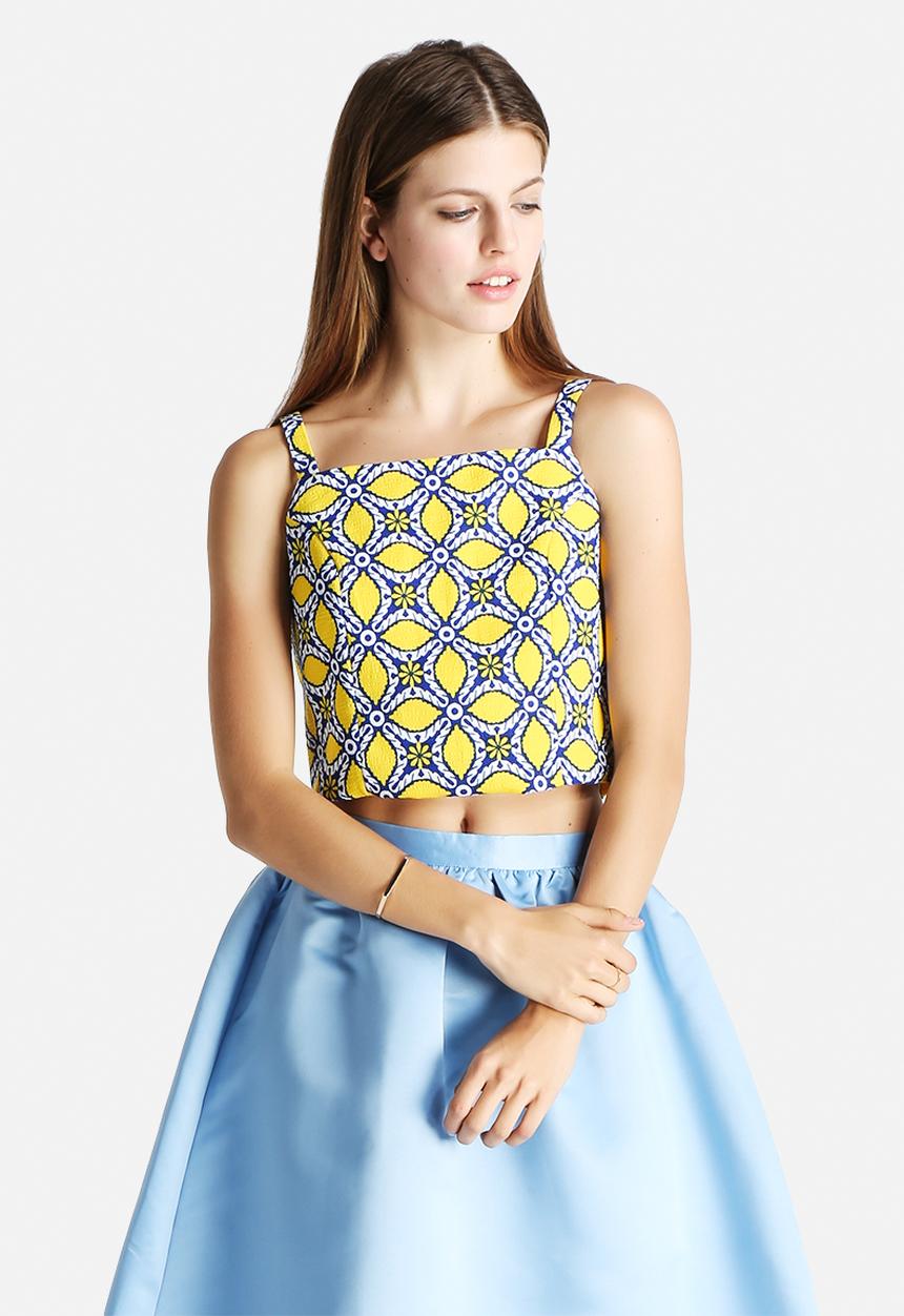 Glamorous - Tile Crop Top