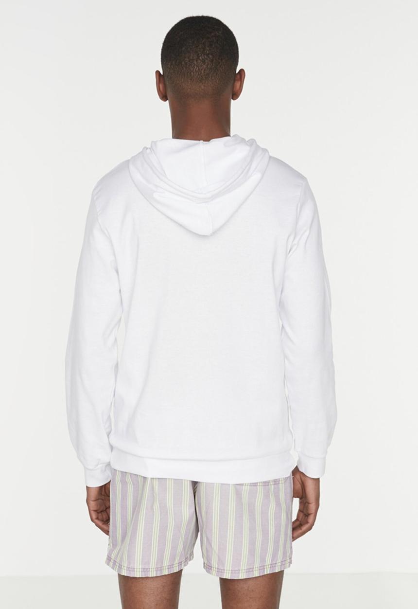 Trendyol - Jess hooded tee - white