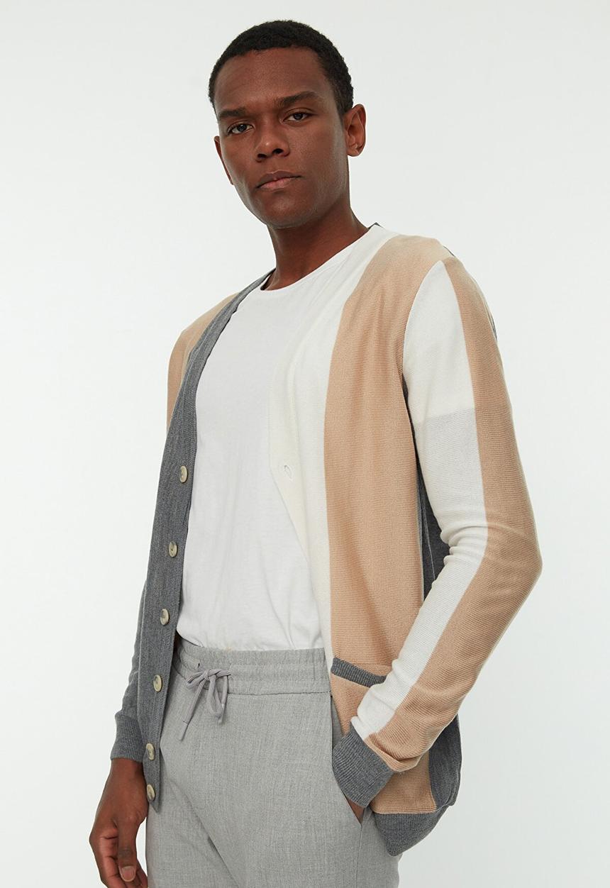 Trendyol - Chez colour block cardigan - multi