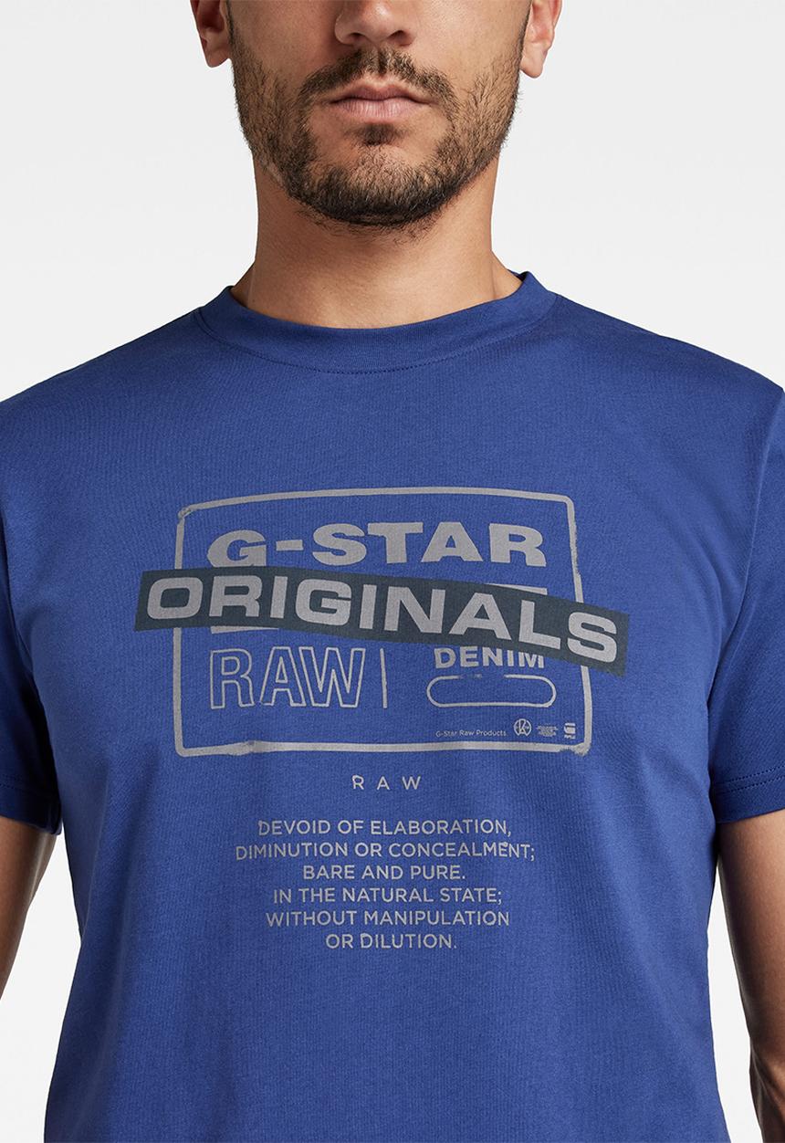 G-STAR - Originals logo r t - ballpen blue