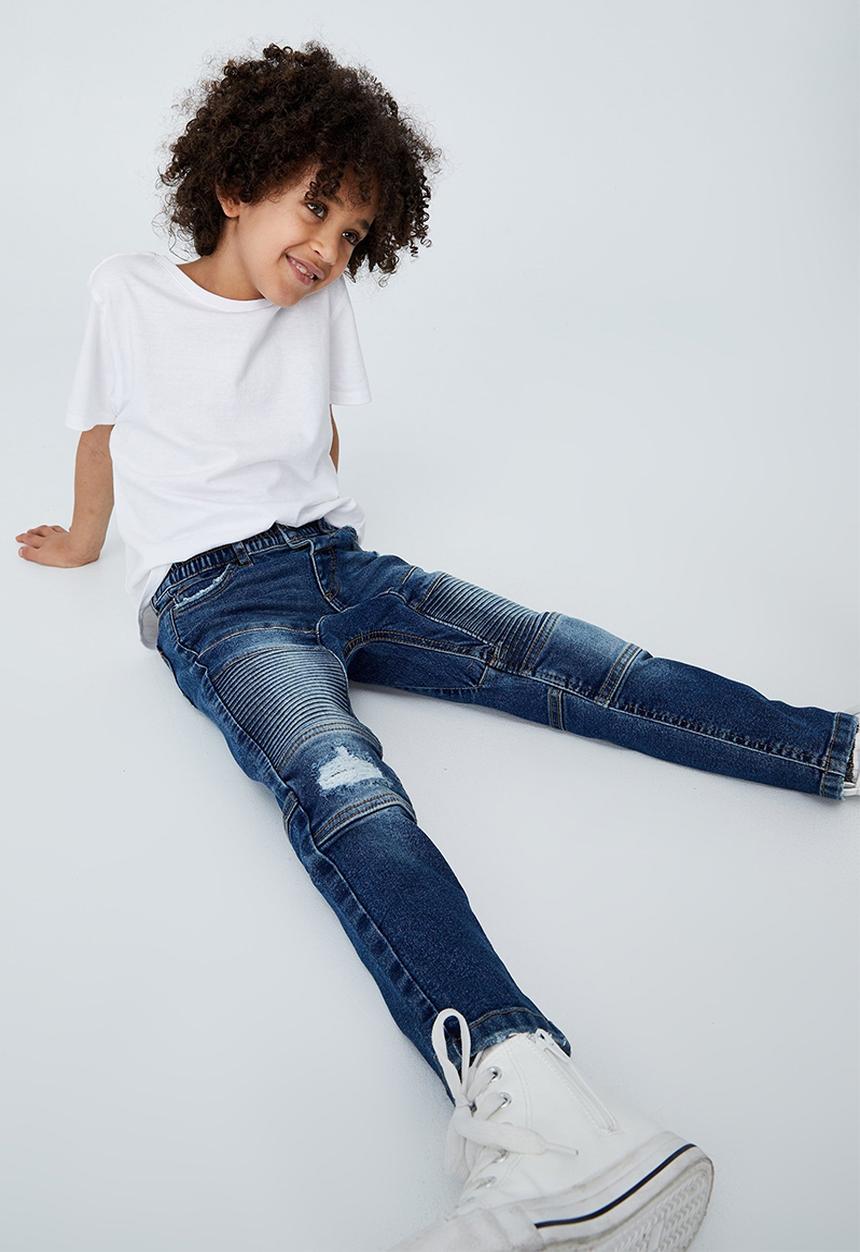 Cotton On - Skinny fit moto jean - sorrento dark blue