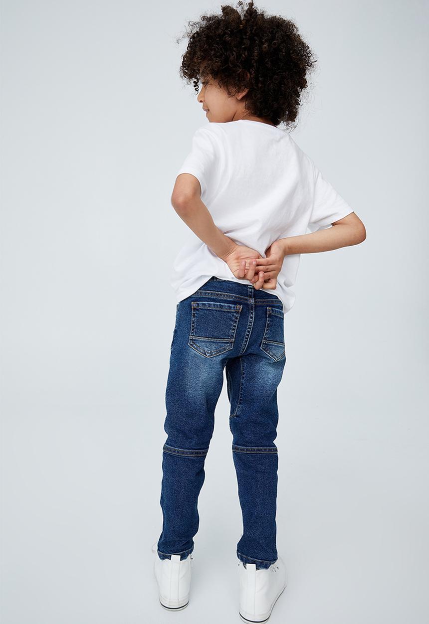 Cotton On - Skinny fit moto jean - sorrento dark blue
