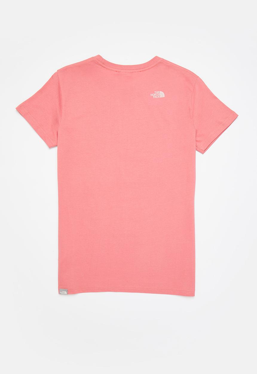 The North Face - Short sleeve easy boyfriend tee - pink