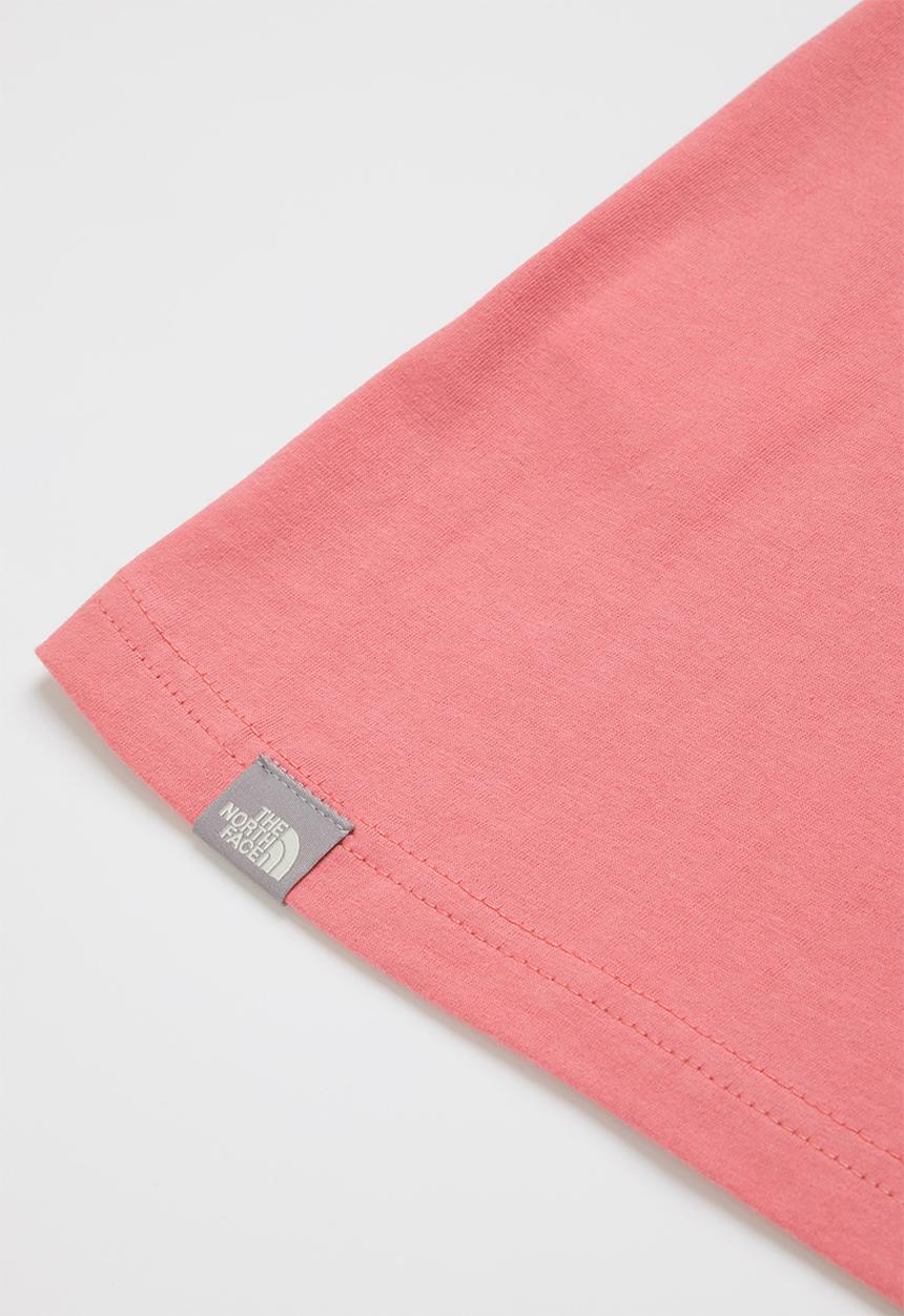 The North Face - Short sleeve easy boyfriend tee - pink