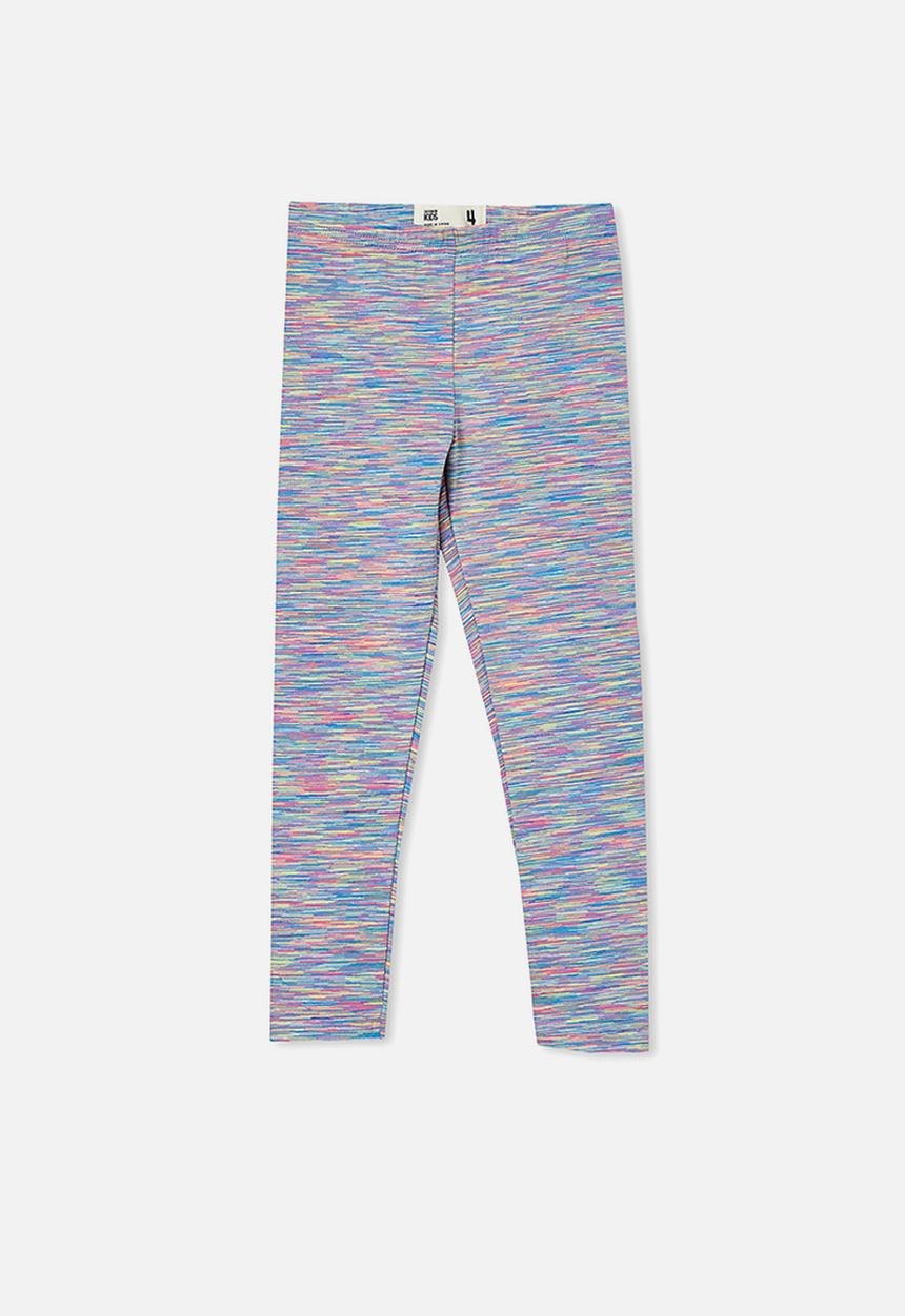 Cotton On - Huggie tights - fluro rainbow space dye