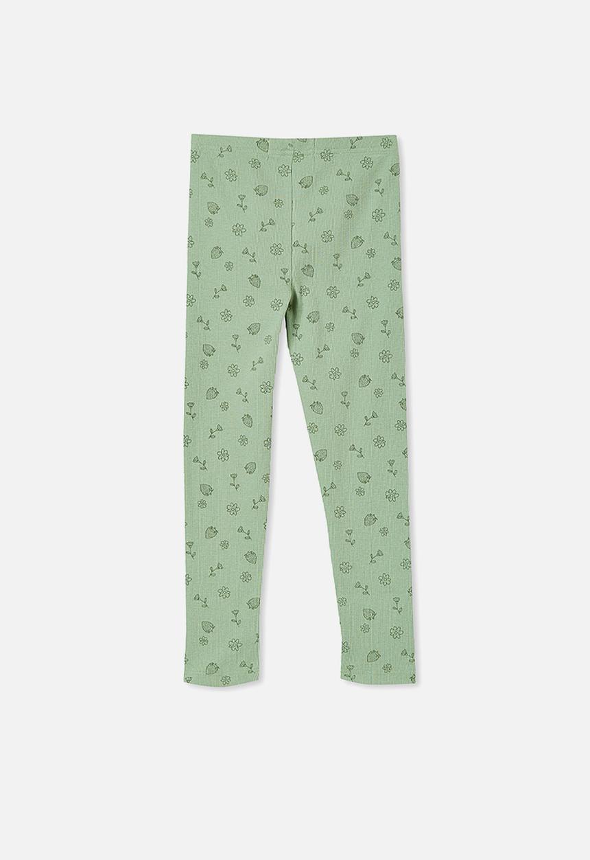 Cotton On - Huggie tights - smashed avo & forest ditsy