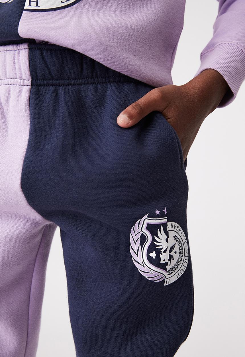 Cotton On - Splice girls trackpant - lilac drop & ohio state