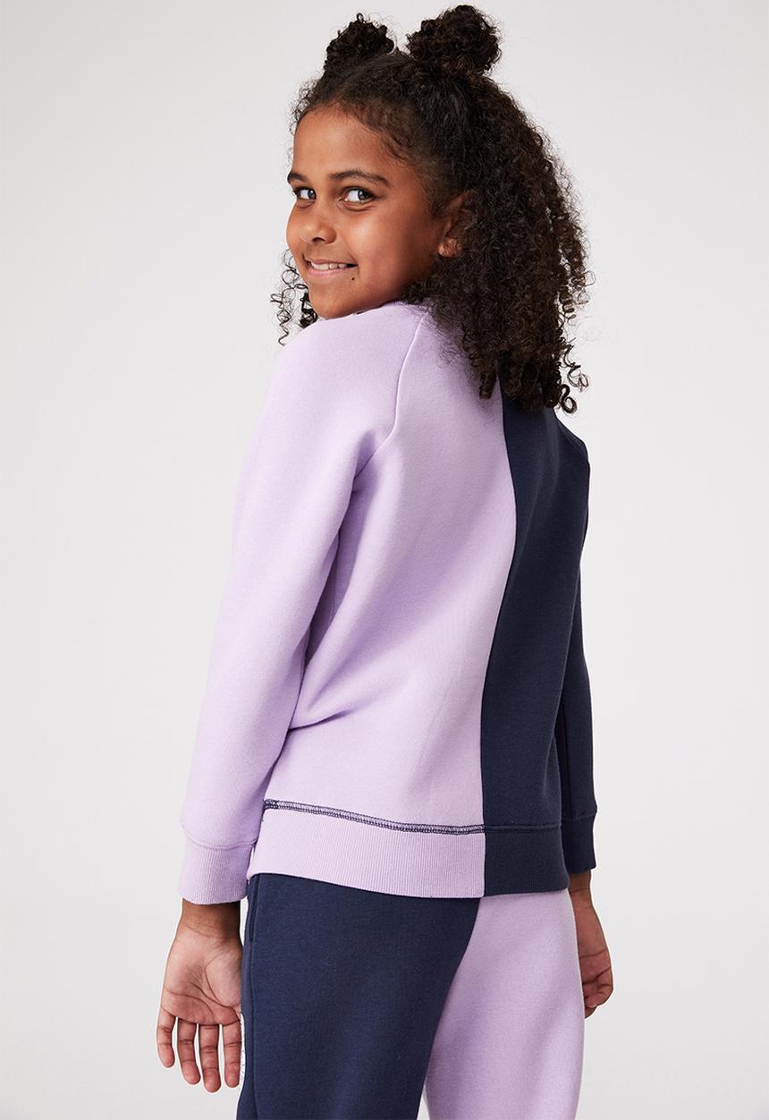 Cotton On - Splice girls crew - lilac drop & ohio state
