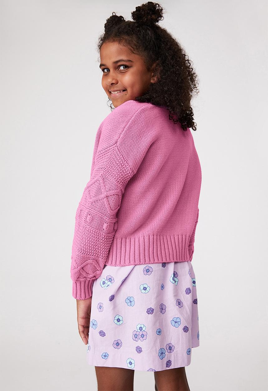 Cotton On - Matilda cardigan - pink gerbera