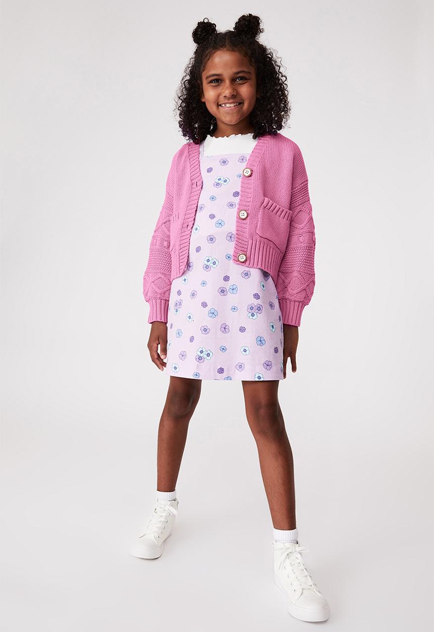 Cotton On - Matilda cardigan - pink gerbera