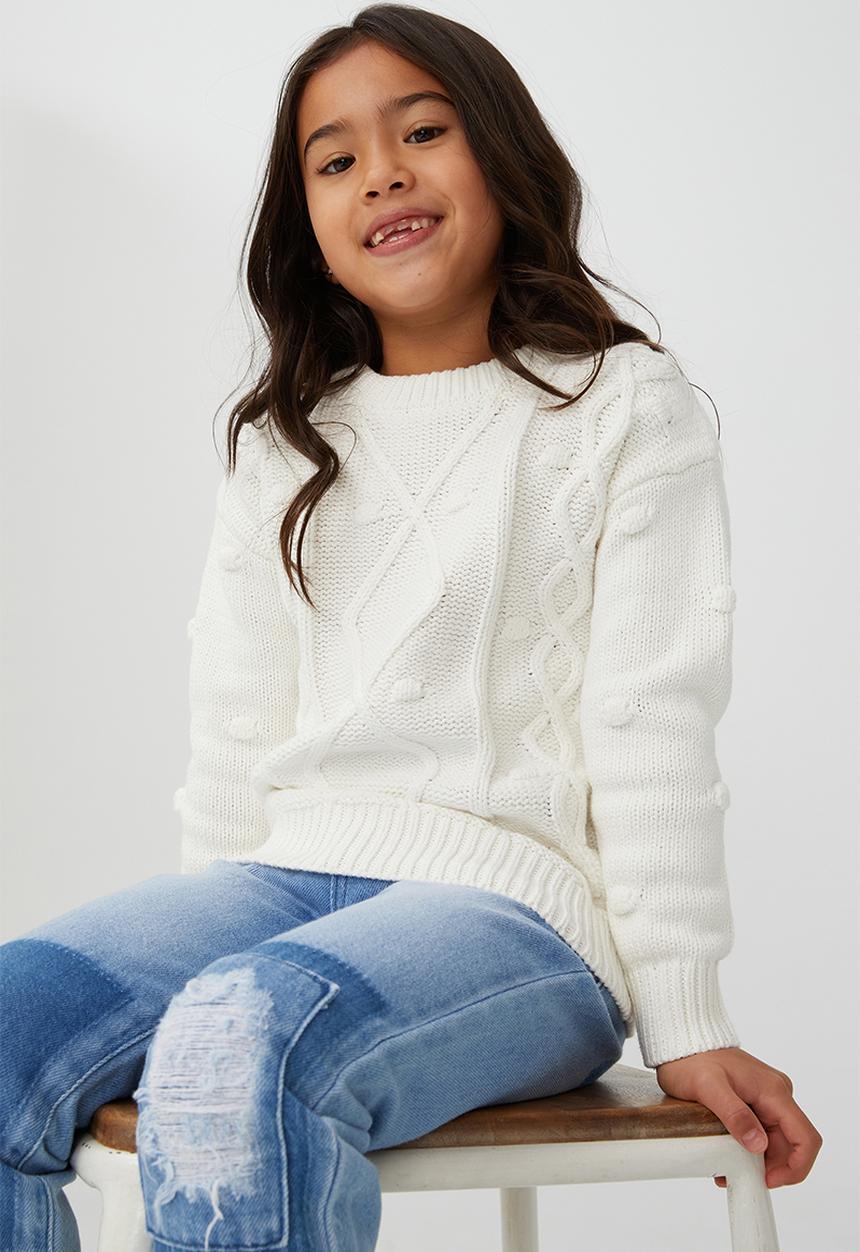 Cotton On - Pepper cable knit jumper - vanilla