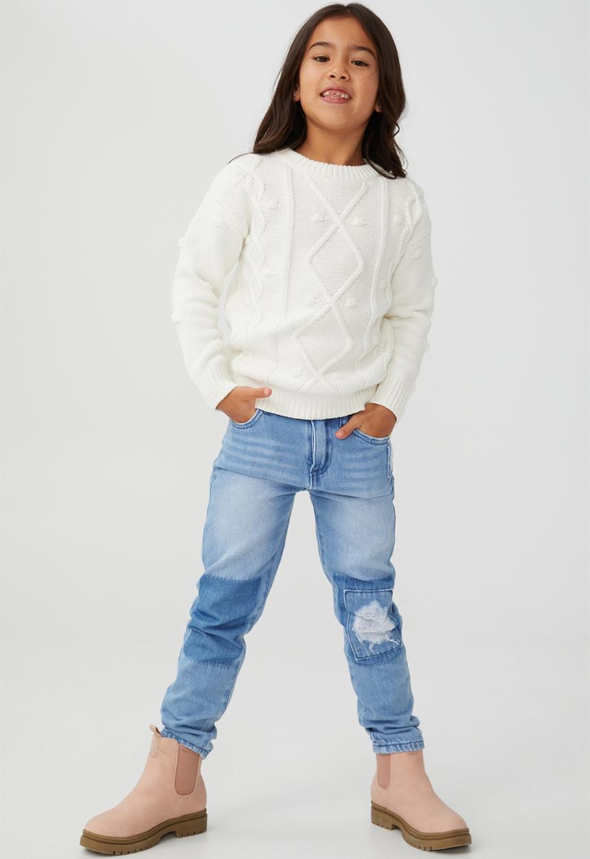 Cotton On - Pepper cable knit jumper - vanilla