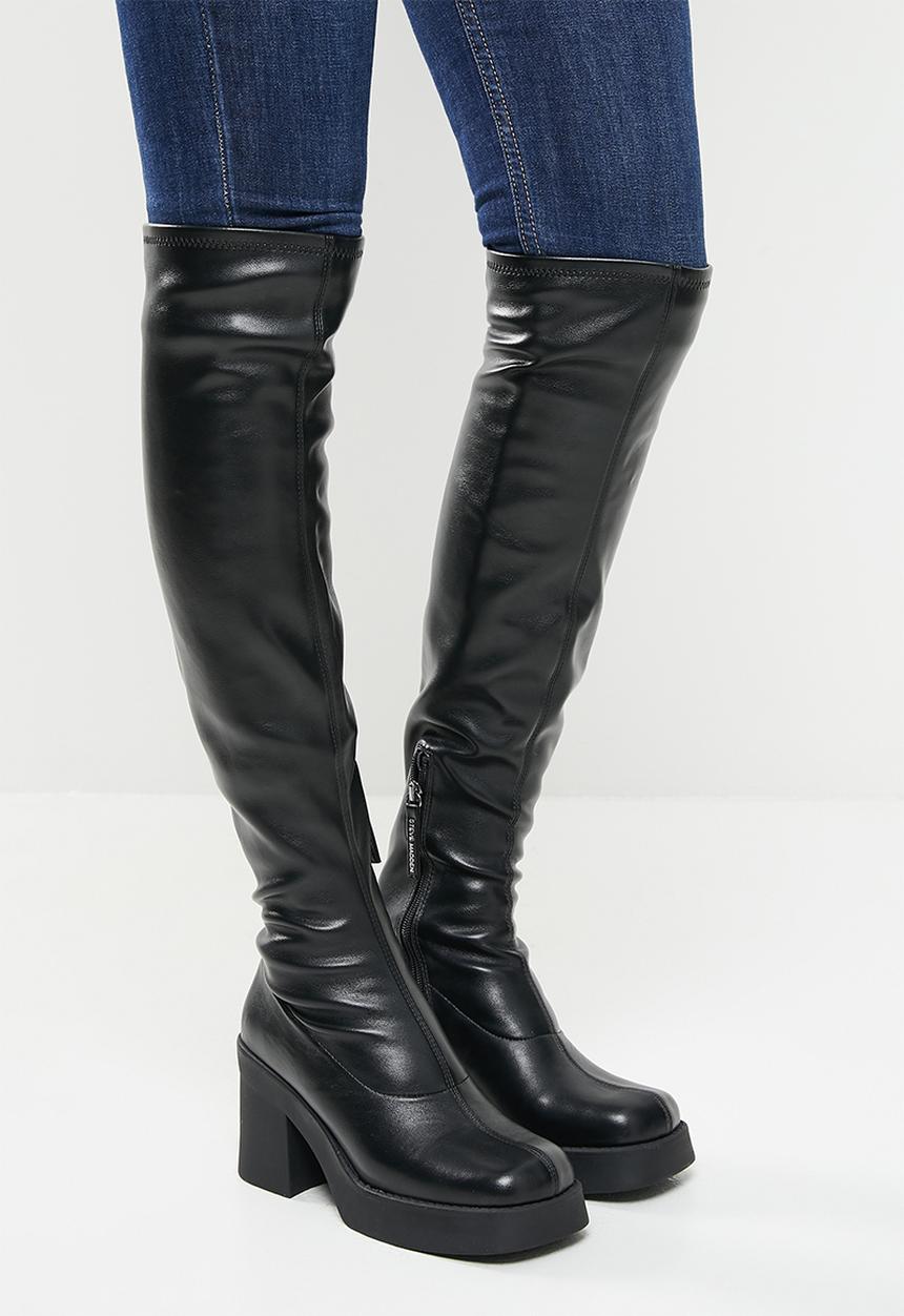 Steve Madden - Upsurge over the knee boot - black