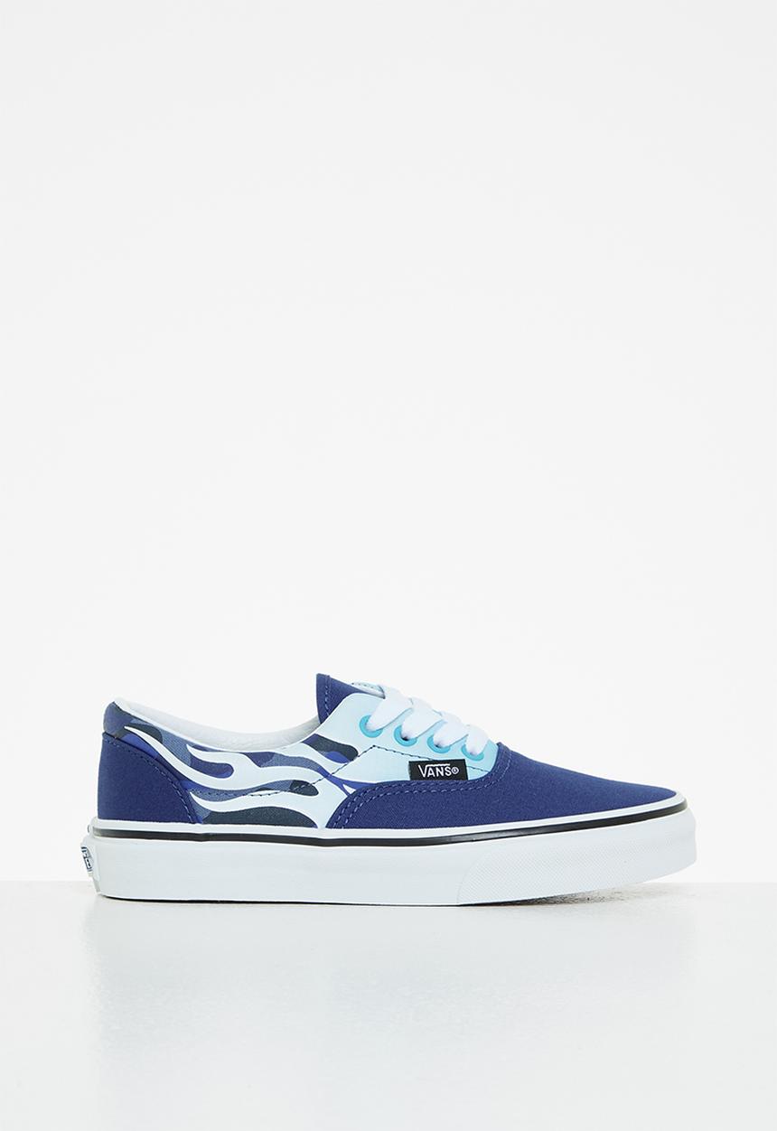 Vans - Uy era - (camo flame) blue & ice camo