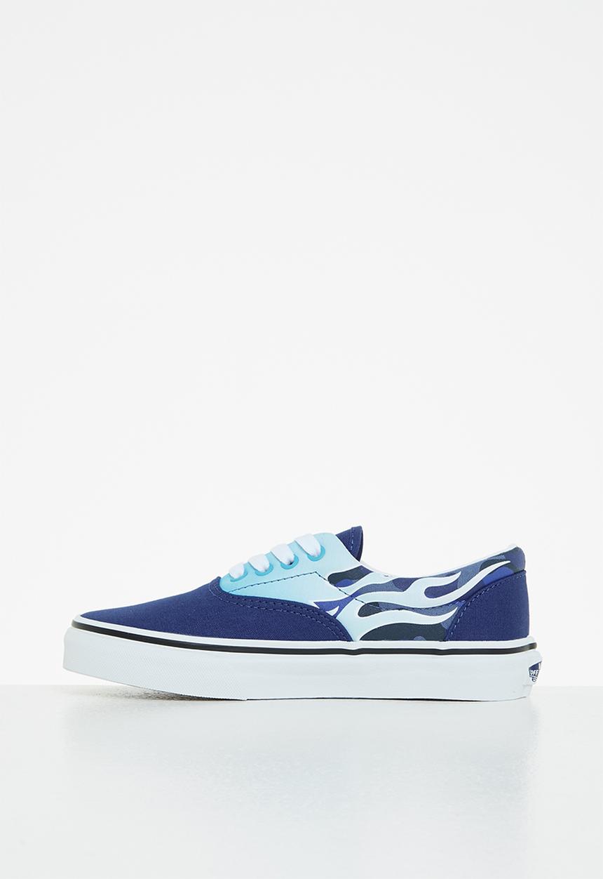 Vans - Uy era - (camo flame) blue & ice camo