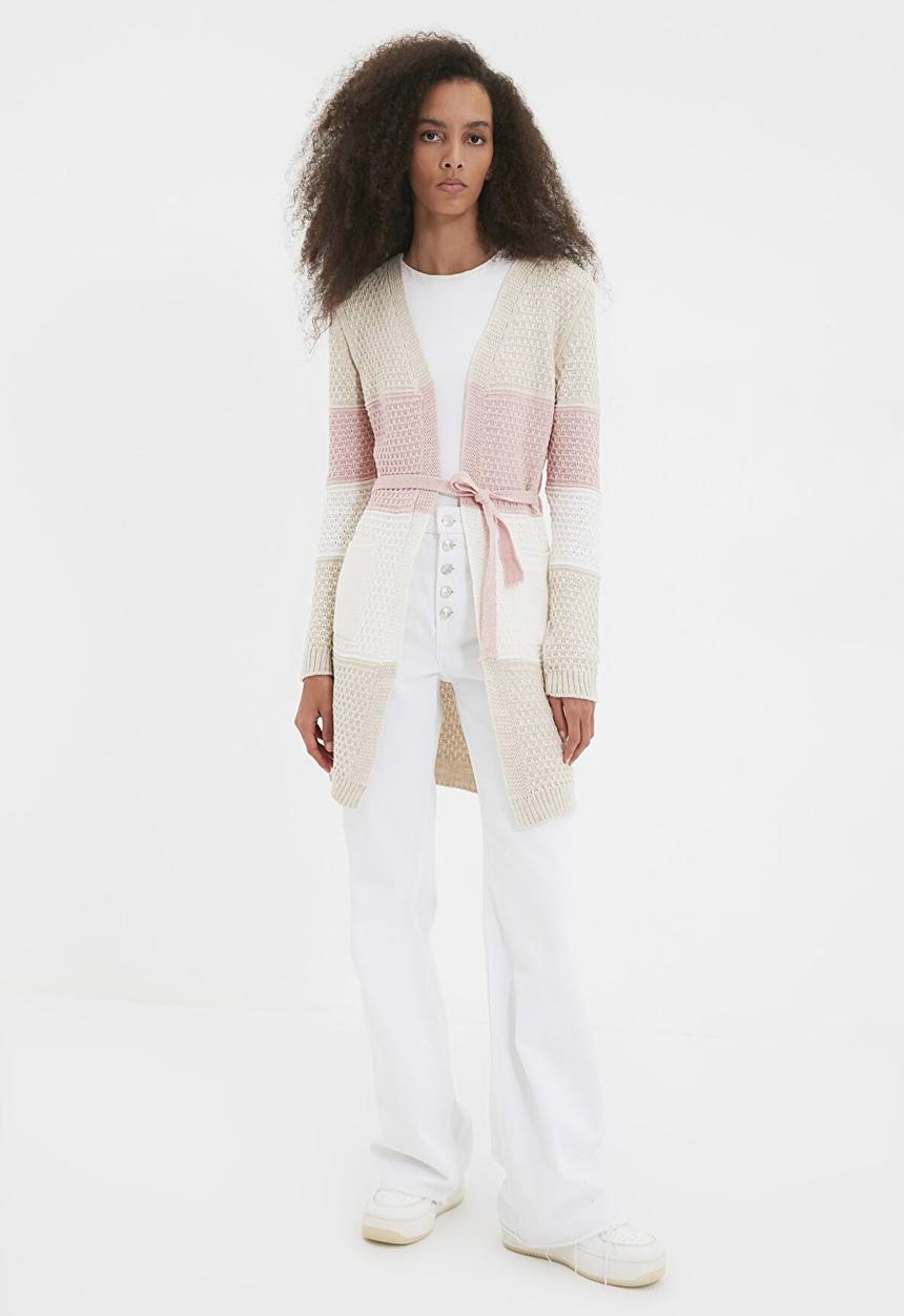 Trendyol - Color block knitwear cardigan  - multi