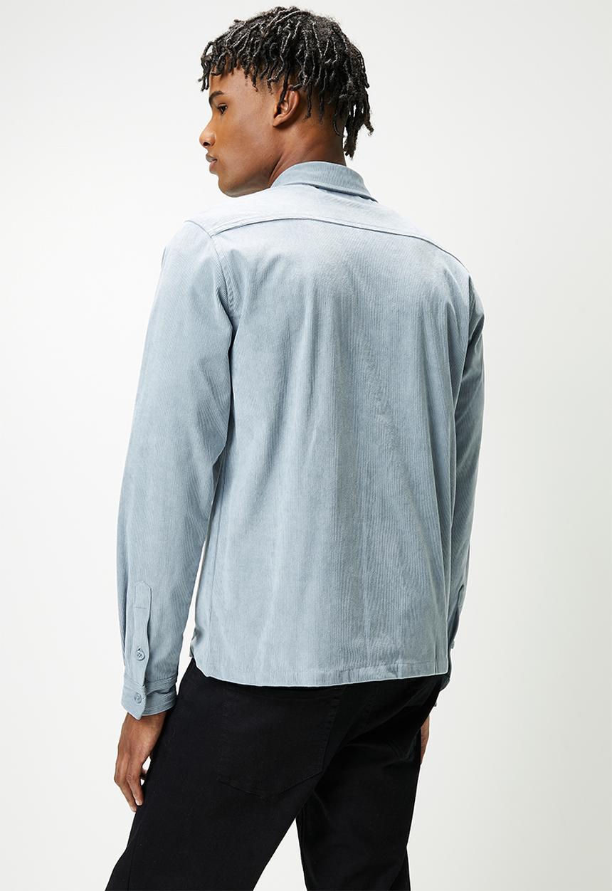 STYLE REPUBLIC - Regular fit corduroy overshirt - pale blue
