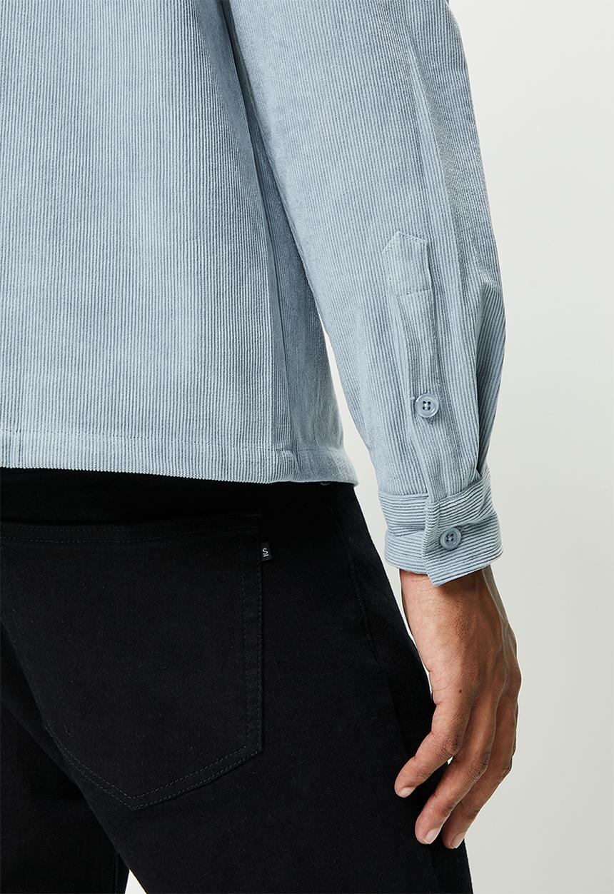 STYLE REPUBLIC - Regular fit corduroy overshirt - pale blue