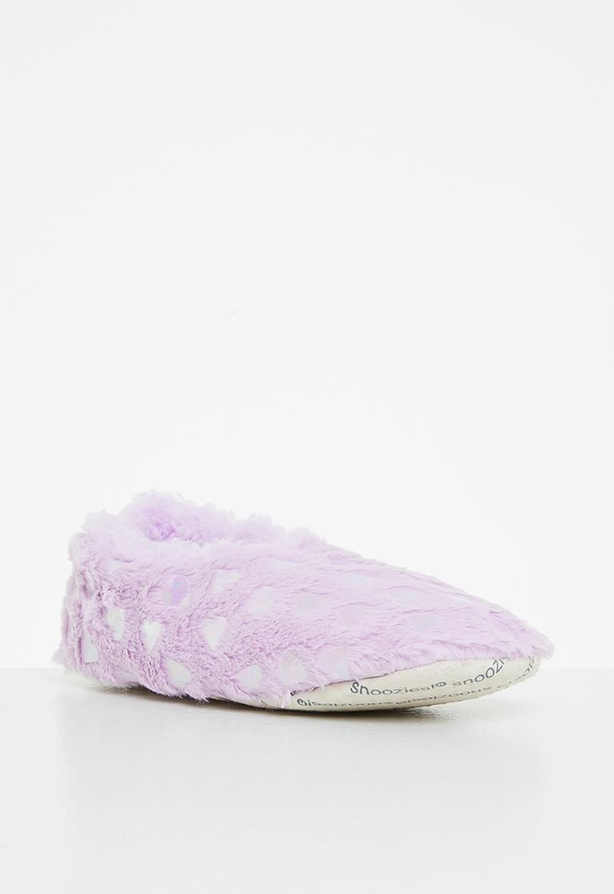 snoozies!® - Soft heart slipper - mauve