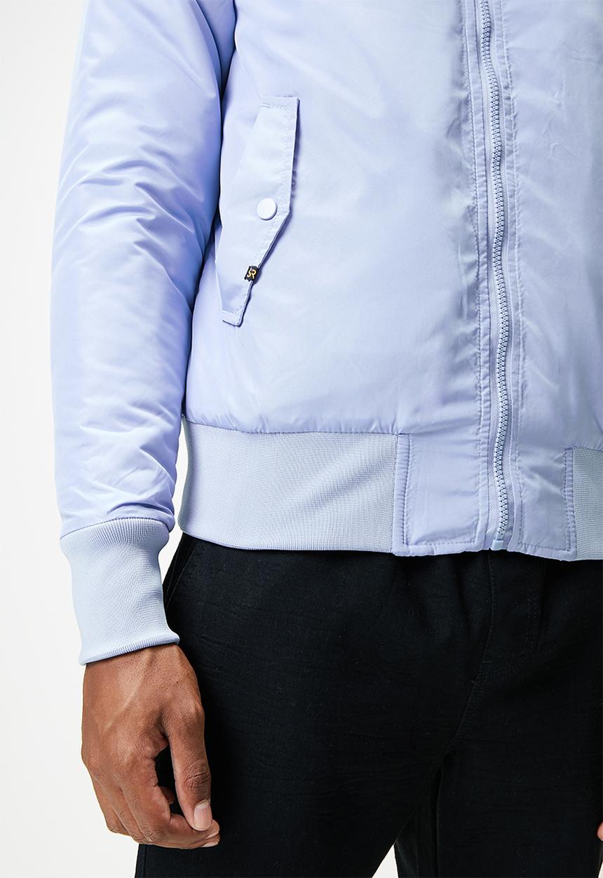 STYLE REPUBLIC - Padded ma1 bomber jacket - dusty blue
